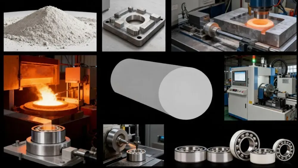 陶瓷轴承工艺流程加工操作步骤